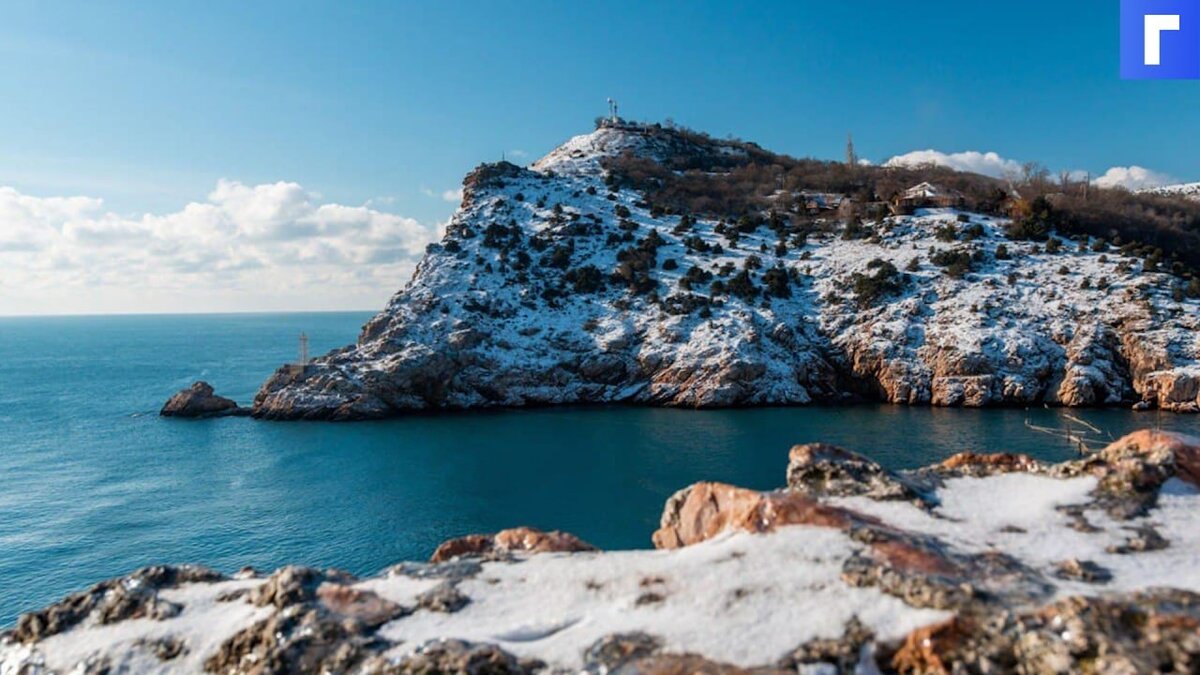 В Крыму выпал снег