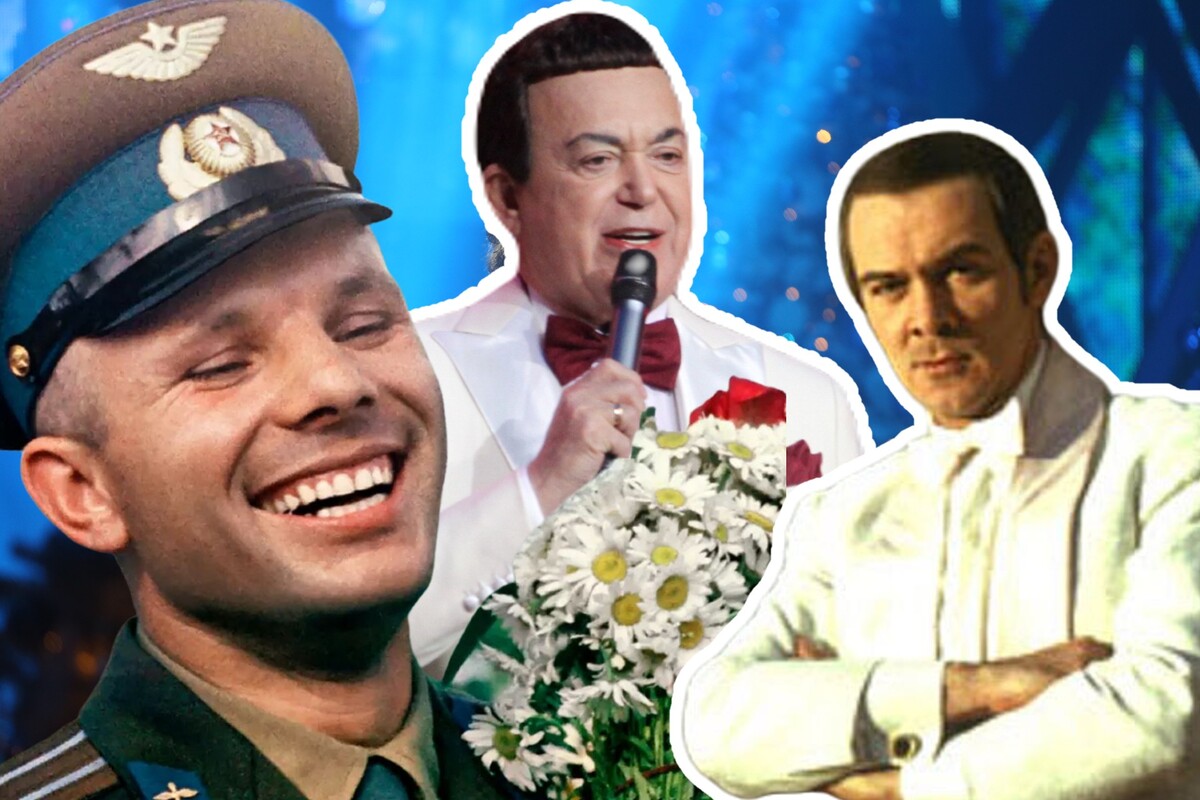 Видео: Гагарин, Кобзон, Магомаев и другие на «Голубом огоньке» 1965 года