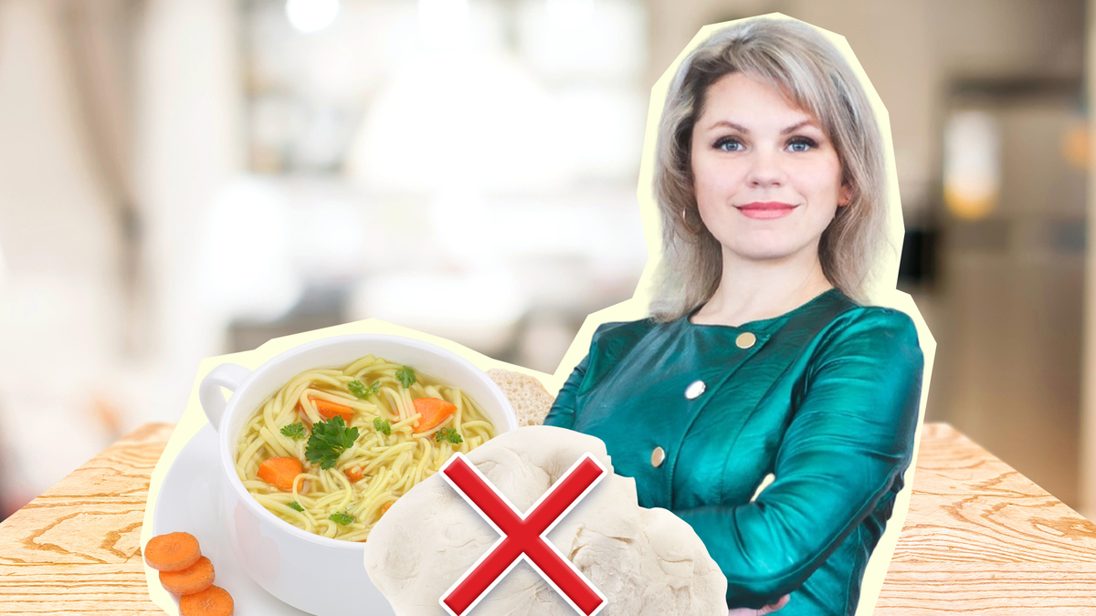 Варим суп-лапшу без возни с тестом и заготовками: управитесь за полчаса