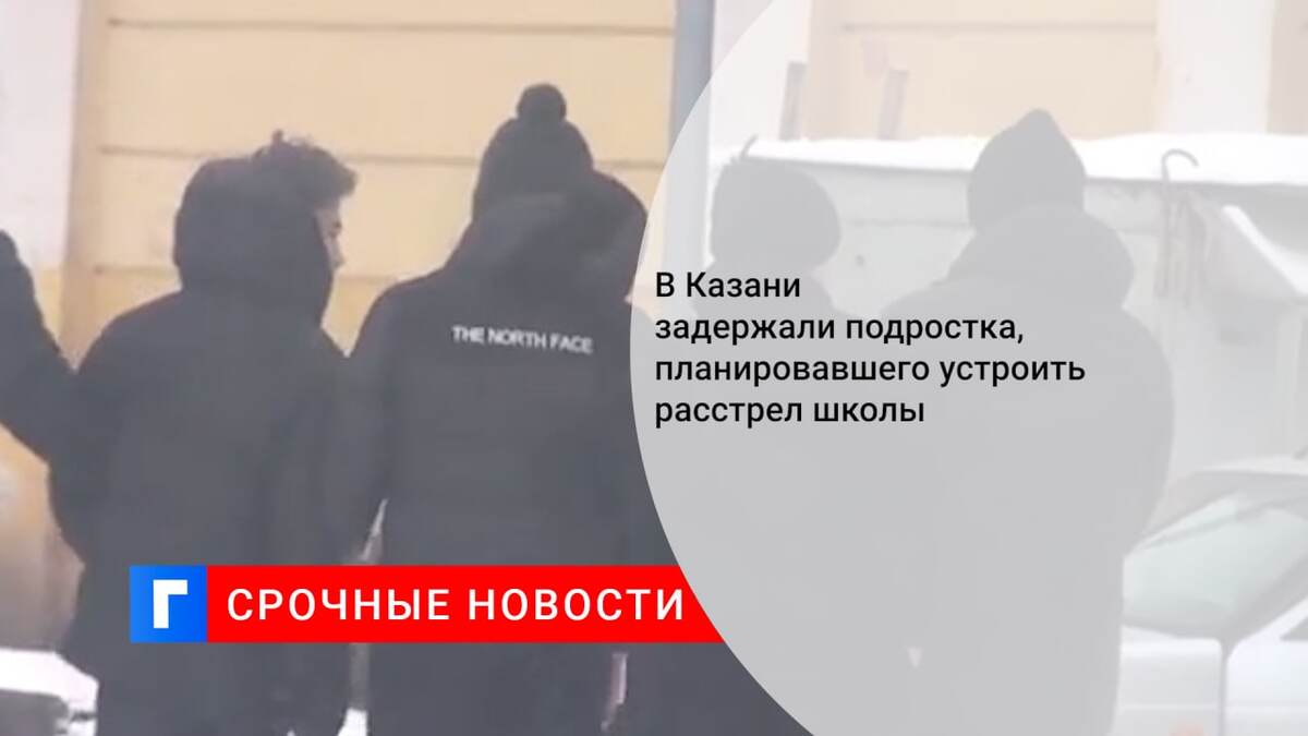 В Казани задержали подростка, планировавшего устроить расстрел школы