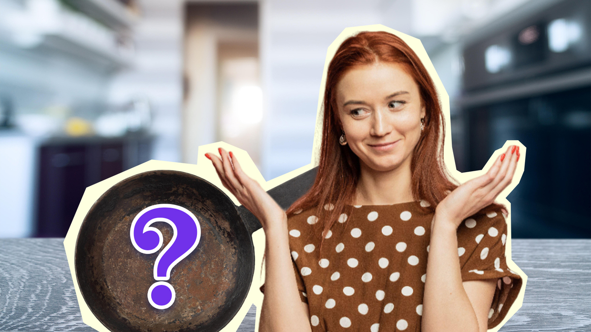 Еда полетит в помойку: никогда не готовьте это блюдо на чугунной сковороде