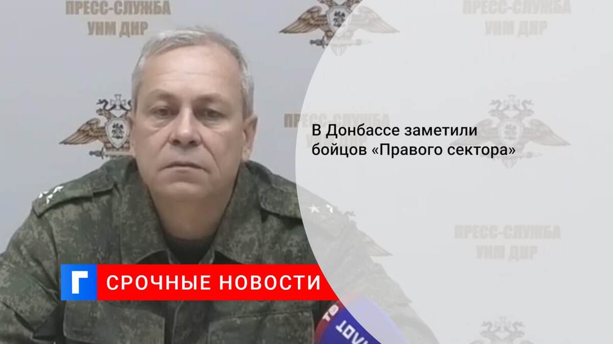 В Донбассе заметили бойцов «Правого сектора»