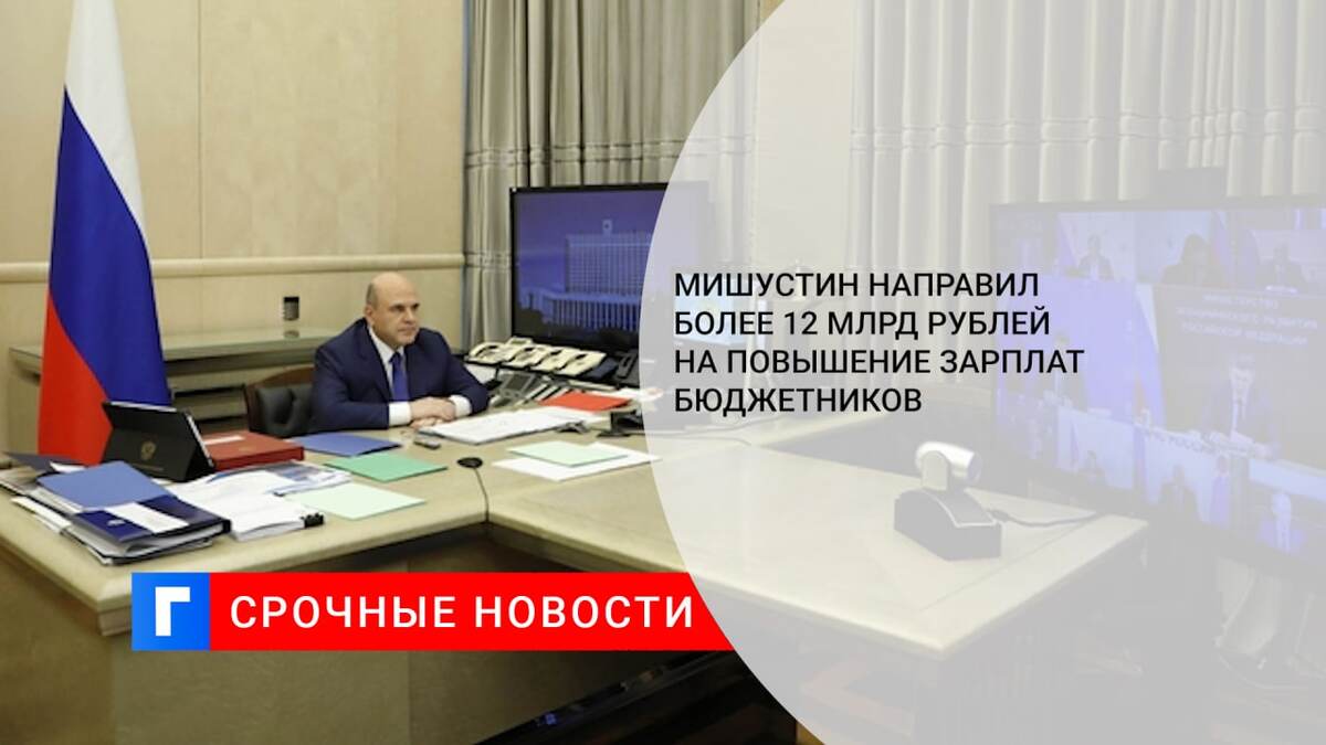 Мишустин направил более 12 млрд рублей на повышение зарплат бюджетников