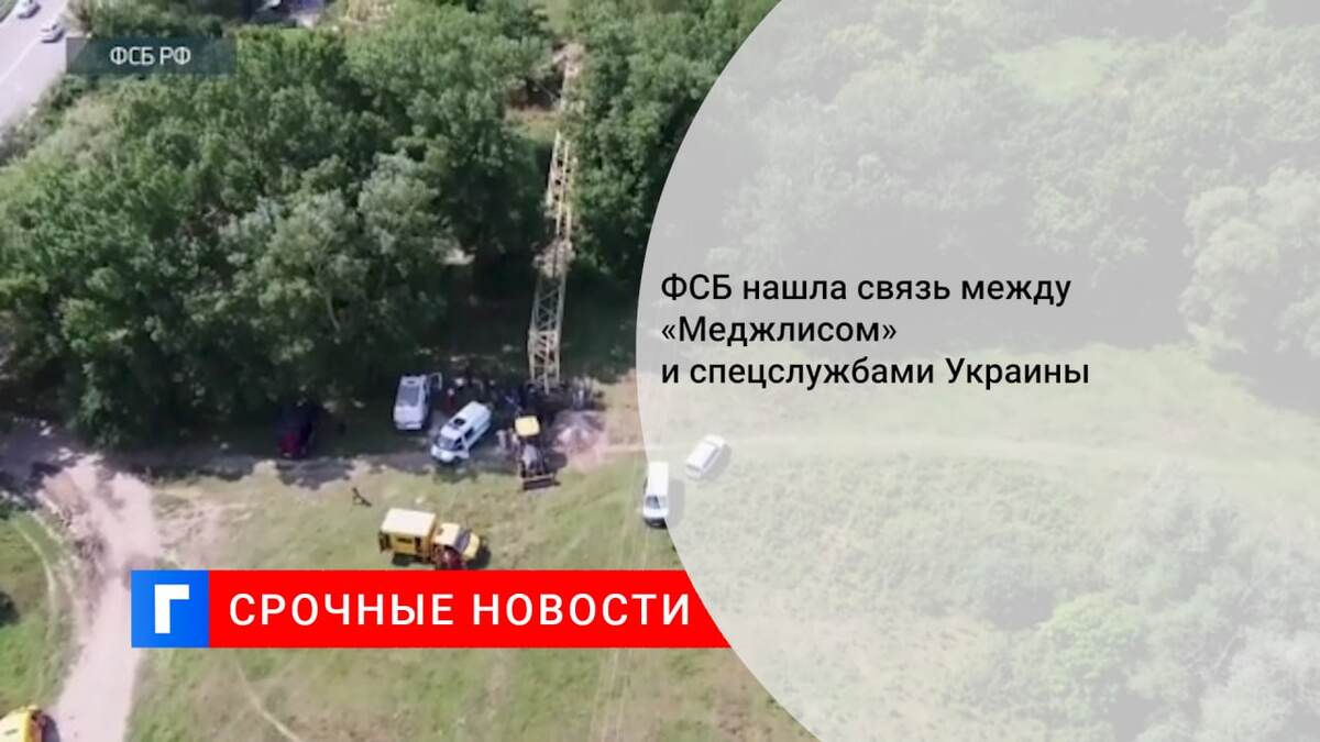 ФСБ нашла связь между «Меджлисом» и спецслужбами Украины