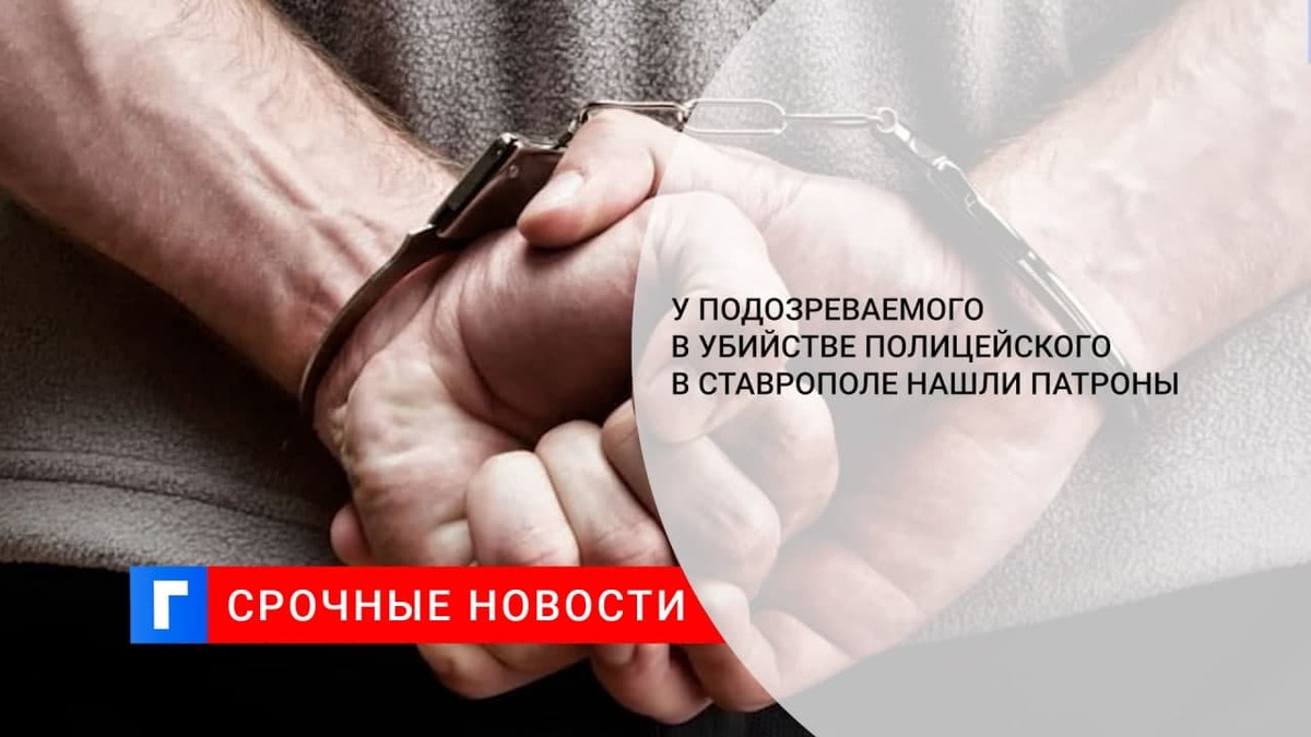 В Ставрополе задержали подозреваемого в убийстве замначальника отдела угрозыска