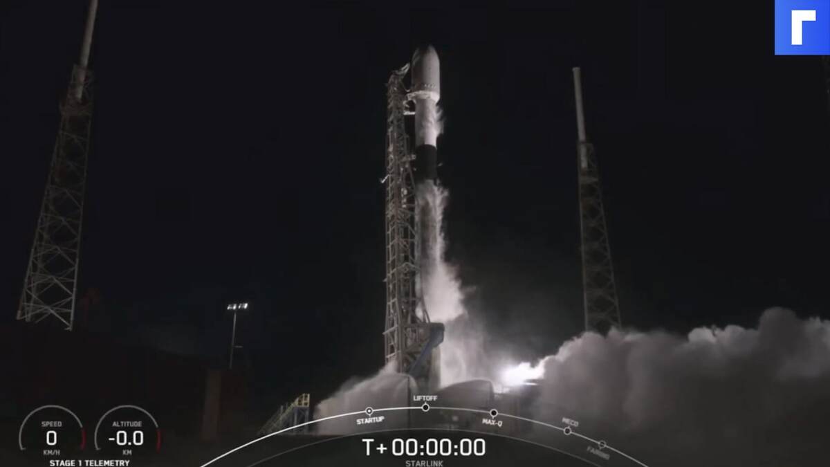 Ракета SpaceX стартовала с новой группой из 60 интернет-спутников