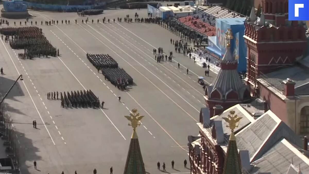 Генеральная репетиция парада Победы проходит в Москве