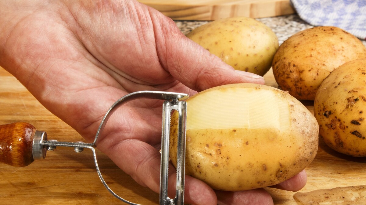 Steam peeling potatoes фото 65