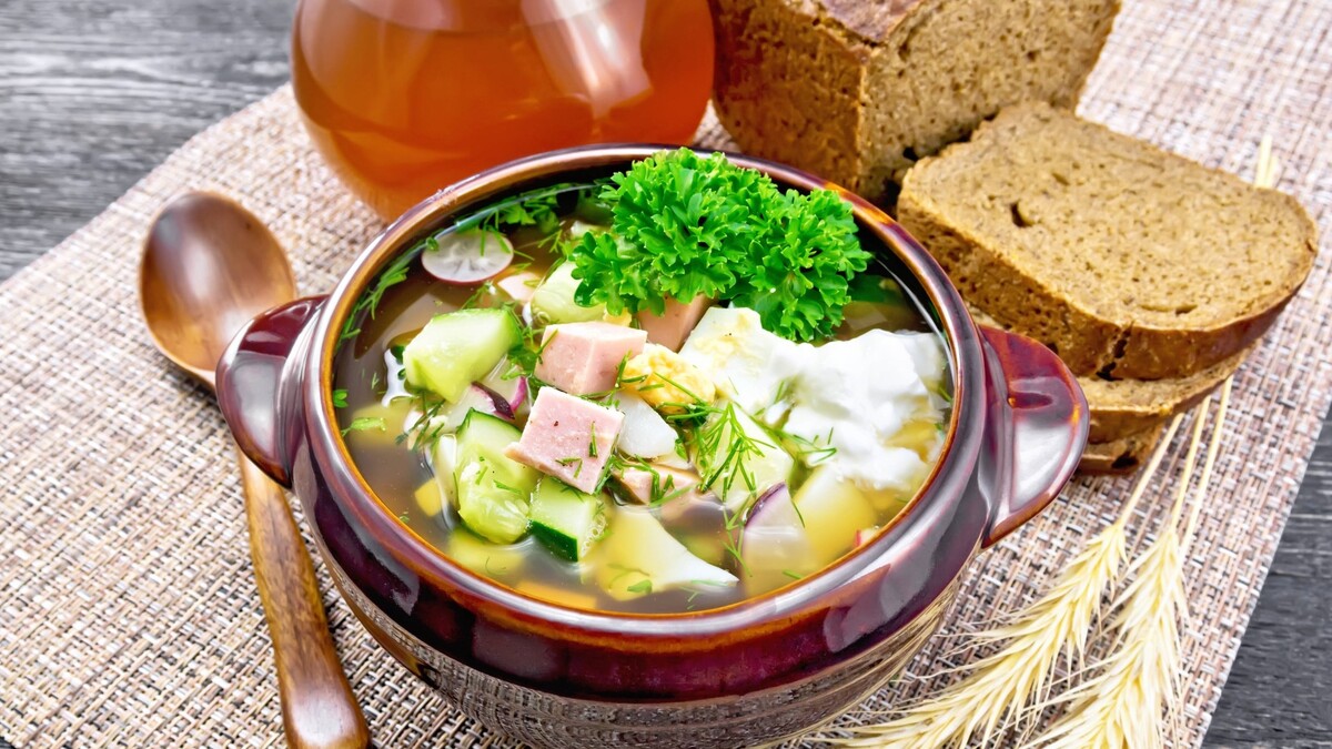 Ассортимент супов русской кухни