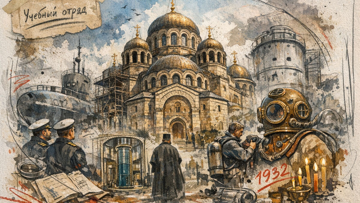 Храм с водолазным бассейном: как византийская церковь стала учебным центром под Петербургом