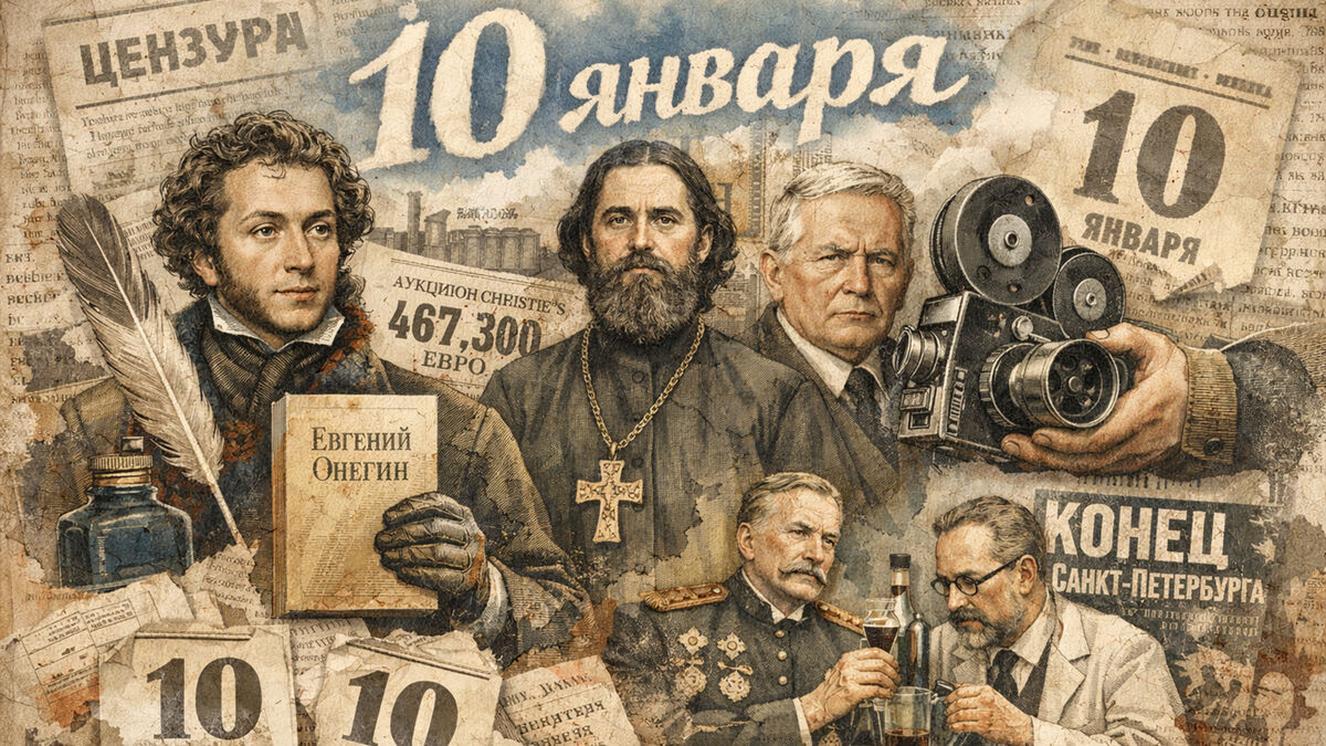 Съезд трезвенников ознаменовал «Конец Санкт-Петербурга»: 10 января в истории города