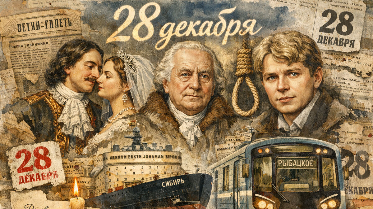 Есенин в петле, ледокол у полюса: что произошло в истории Петербурга 28 декабря
