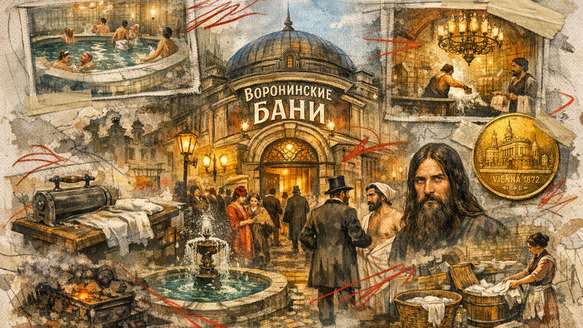 Бани, которые поразили Петербург: роскошь, скандалы и золото Венской выставки