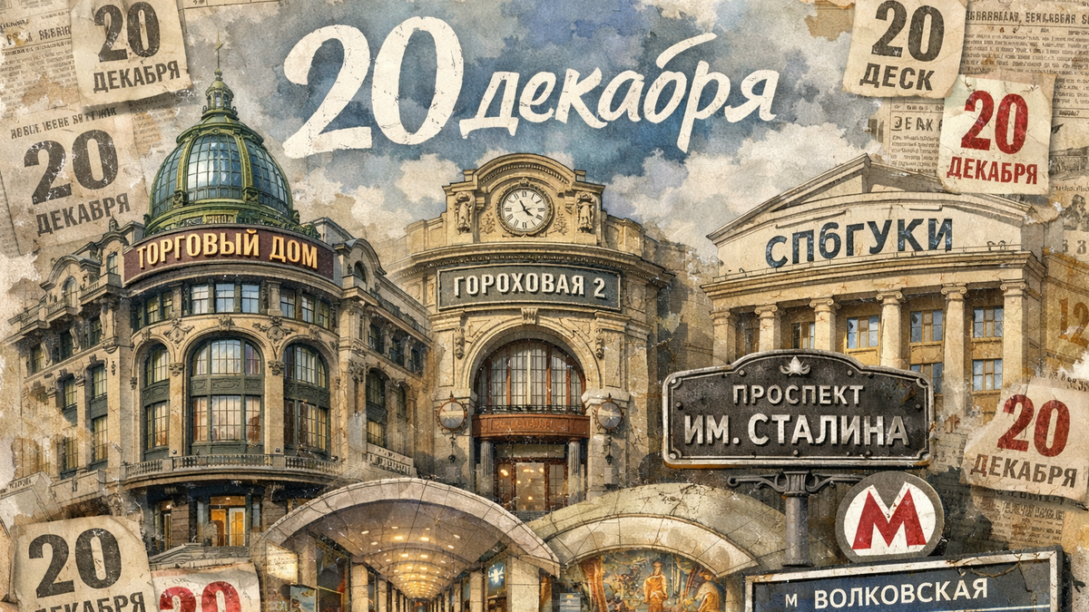 ВЧК, Симонов и метро: что произошло 20 декабря в истории Петербурга