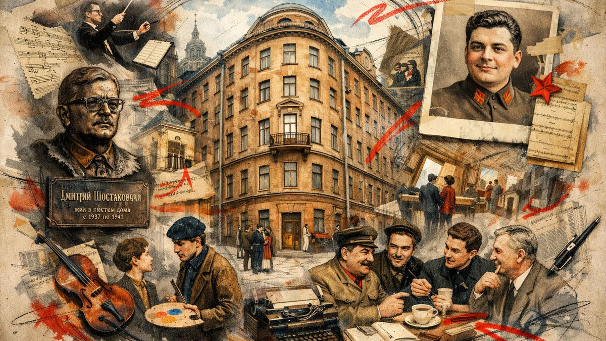 Загляните в окна, где писали ленинградскую симфонию: дом в Петербурге, полный призраков революции и гениев