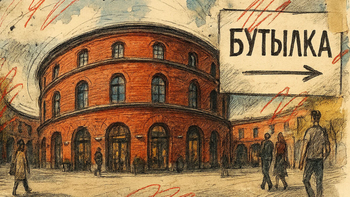 Каждый день говорим, а не замечаем: выражение «лезть в бутылку» привязано к точке на карте Петербурга