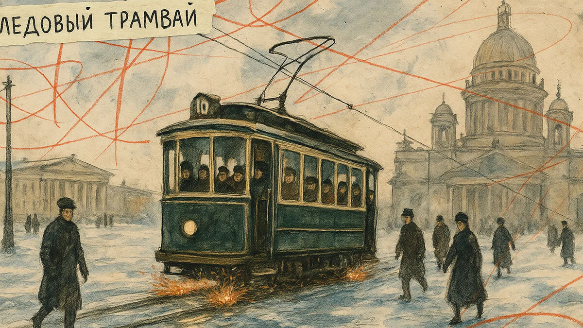 Он шёл по льду и не провалился: история самого опасного трамвая Петербурга