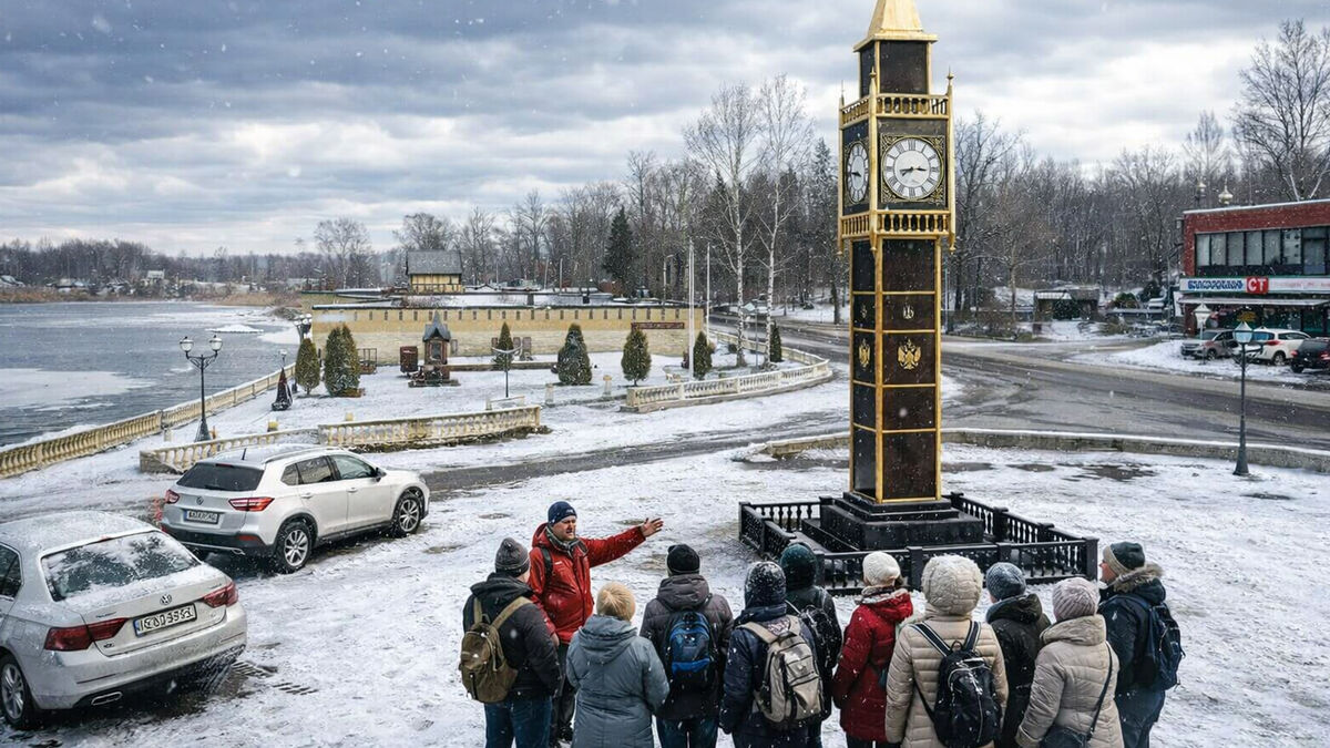 Деревня стала городом под Петербургом, но у нее есть «Биг-Бен»: я нашел, где в Колтушах спрятаны граффити с Потемкиным — это просто чудо