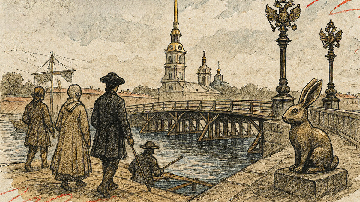 Где стоит настоящий «мост №1» Петербурга: именно отсюда началась история города