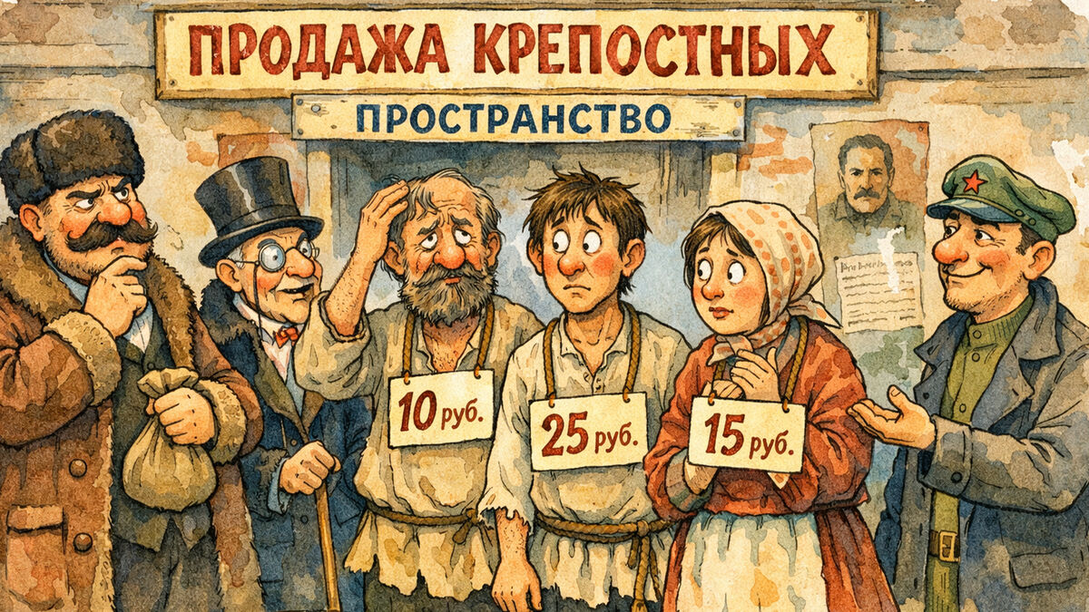 50 000 человек искали работу: самое страшное место Петербурга, где продавали крепостных