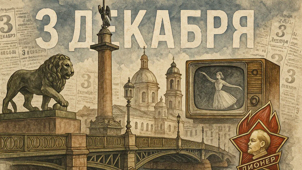 Когда город заговорил по телевизору: чем запомнилось 3 декабря в истории Петербурга