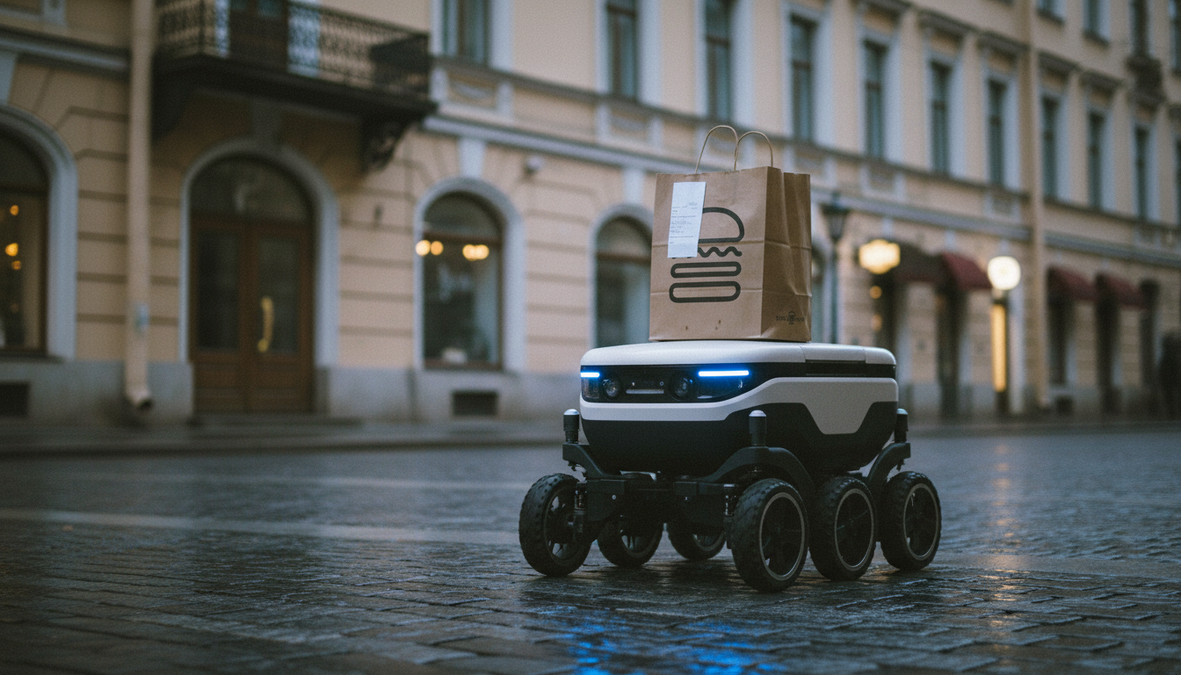 Две недели — почти 700 доставок: роботы-курьеры тихо, но стремительно осваивают Петербург