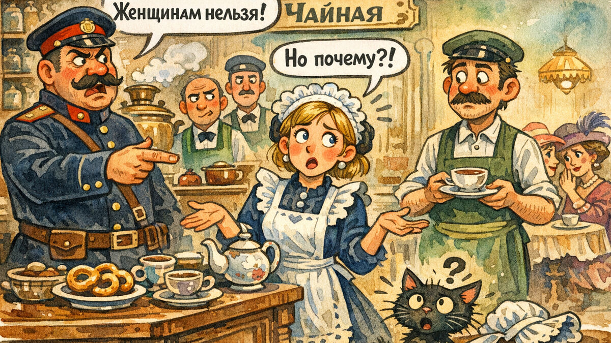 Запретная территория для дам: почему приличные петербурженки не смели заходить в рестораны 