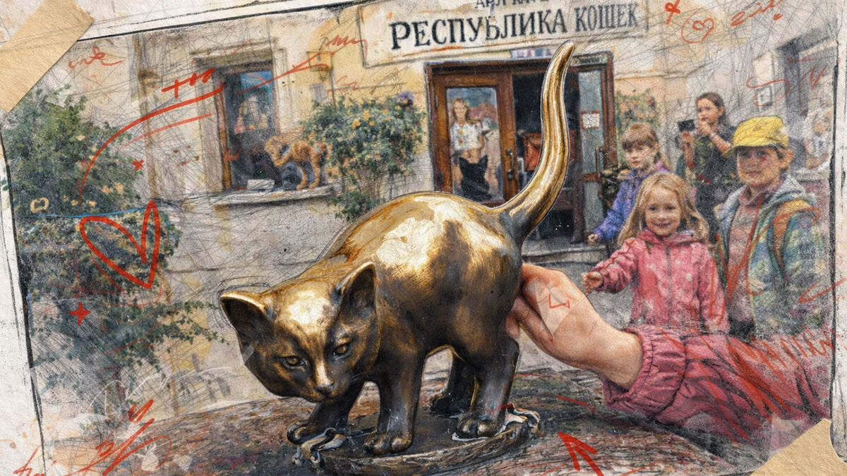 В Петербурге есть кот, которому доверяют желания — но взрослым к нему нельзя