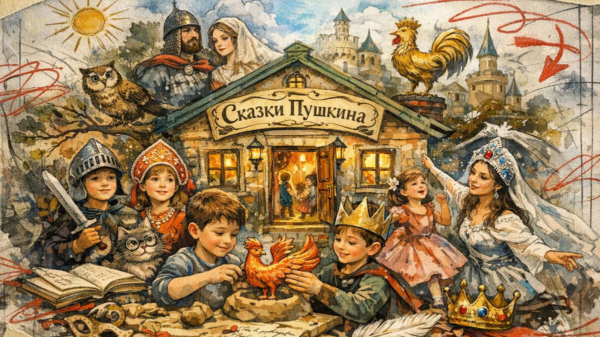 Тридцать три богатыря зовут играть: где в Петербурге оживают сказки Пушкина