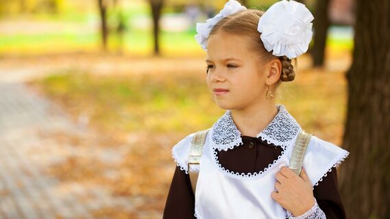 Раньше все школьники были одеты одинаково