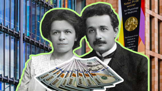 Эйнштейн так и не воспользовался деньгами с Нобелевской премии.