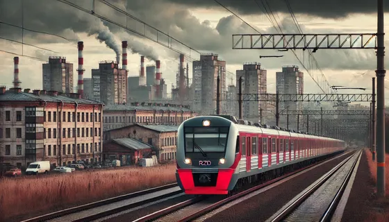Арт на тему поезд