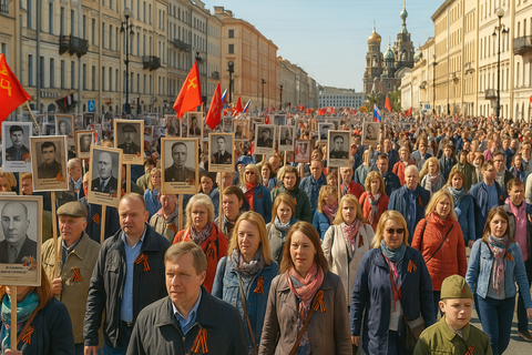 шествие 9 Мая