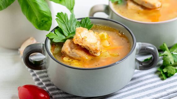 Сытное первое блюдо для холодных осенних дней
