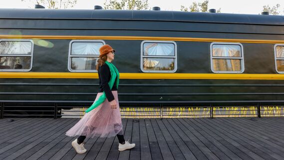 В СССР большинство поездов были зеленого цвета