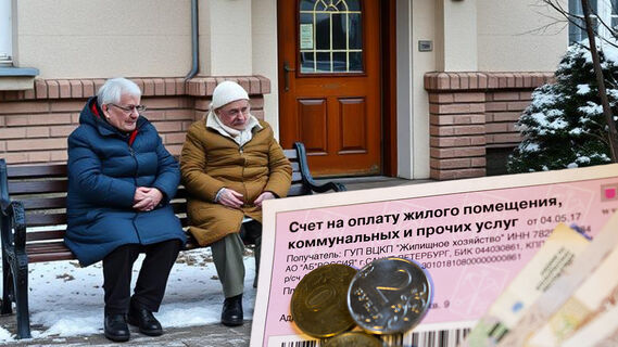 Пенсионеры и квитанция