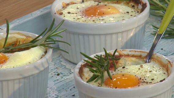 Французское блюдо с яйцами
