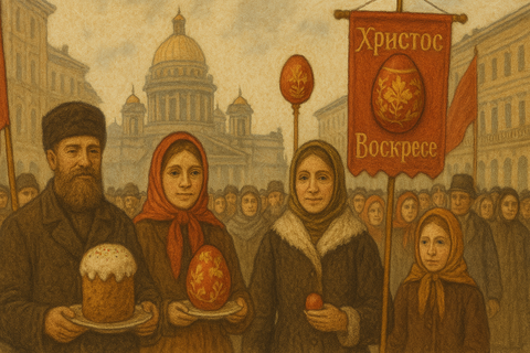 Пасха в дореволюционном Петербурге
