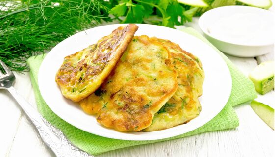 Нежнейшие блины из обычных кабачков