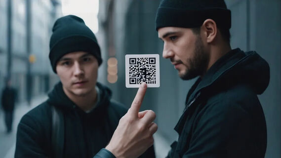 Мужчины, QR-код