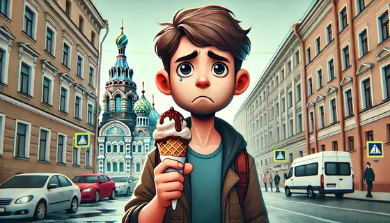 Облапошенный турист арт
