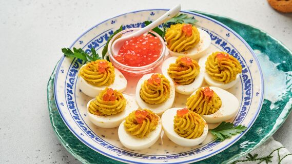 Рецепт фаршированных яиц