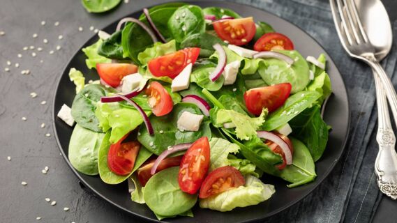 Рецепт овощного салата со вкуснейшей заправкой