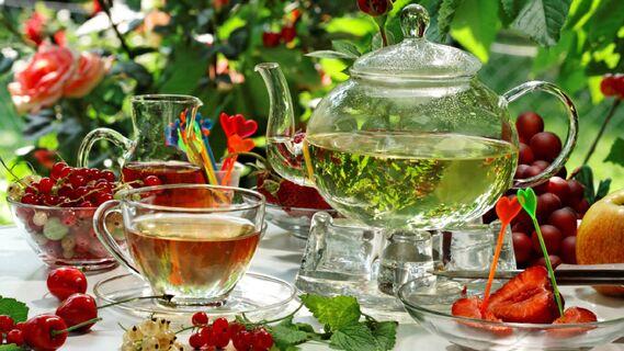 Вкусный и ароматный чай отлично утоляет жажду