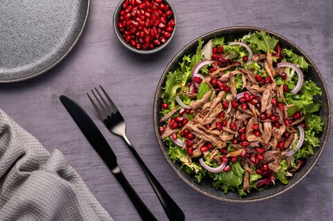 Вкусный салат можно даже в пост 