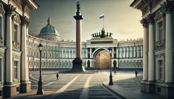 Дворцовая площадь, арт