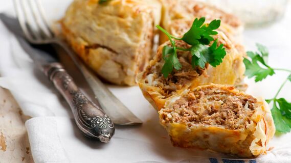 Вкуснейшее горячее блюдо из лаваша