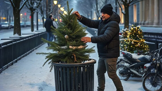 Штраф от 2 000 до 5 000 рублей: петербуржцам напомнили о правилах утилизации елок
