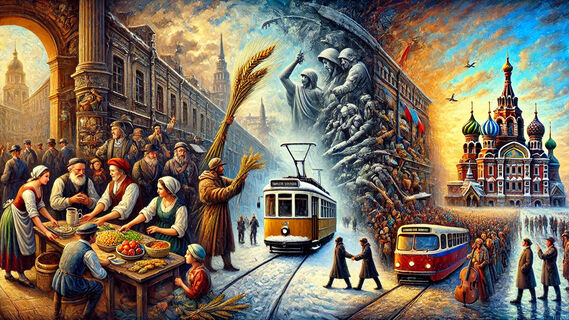 Город, люди, трамвай