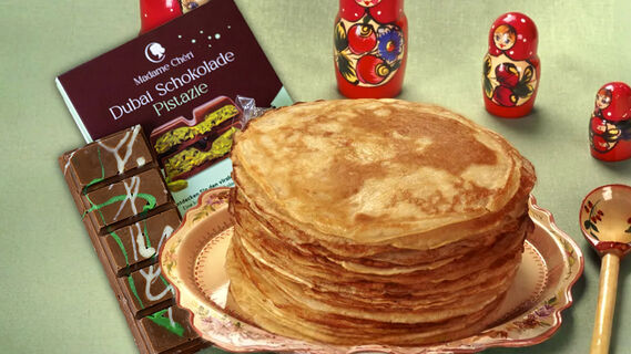 Шоколад, блины